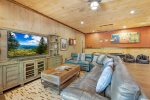 Mountain Echoes - Lower level entertaining room